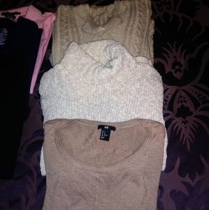 Bundle sweaters h&m ,essentials ,faded glory